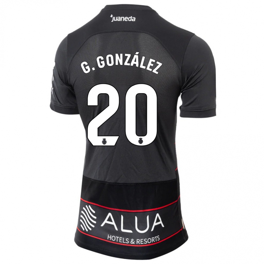 Hombre Fútbol Camiseta Giovanni González #20 Negro 2ª Equipación 2023/24 México