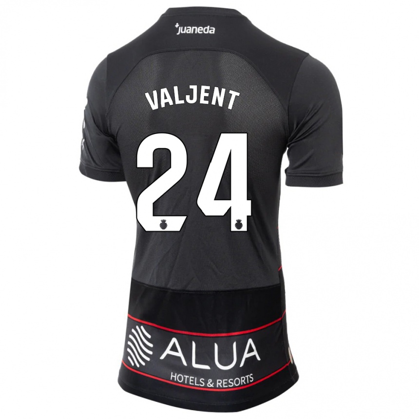 Hombre Fútbol Camiseta Martin Valjent #24 Negro 2ª Equipación 2023/24 México