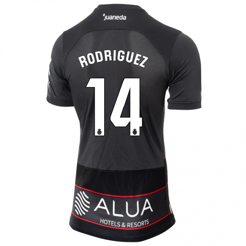 Hombre Fútbol Camiseta Diego Rodríguez #14 Negro 2ª Equipación 2023/24 México