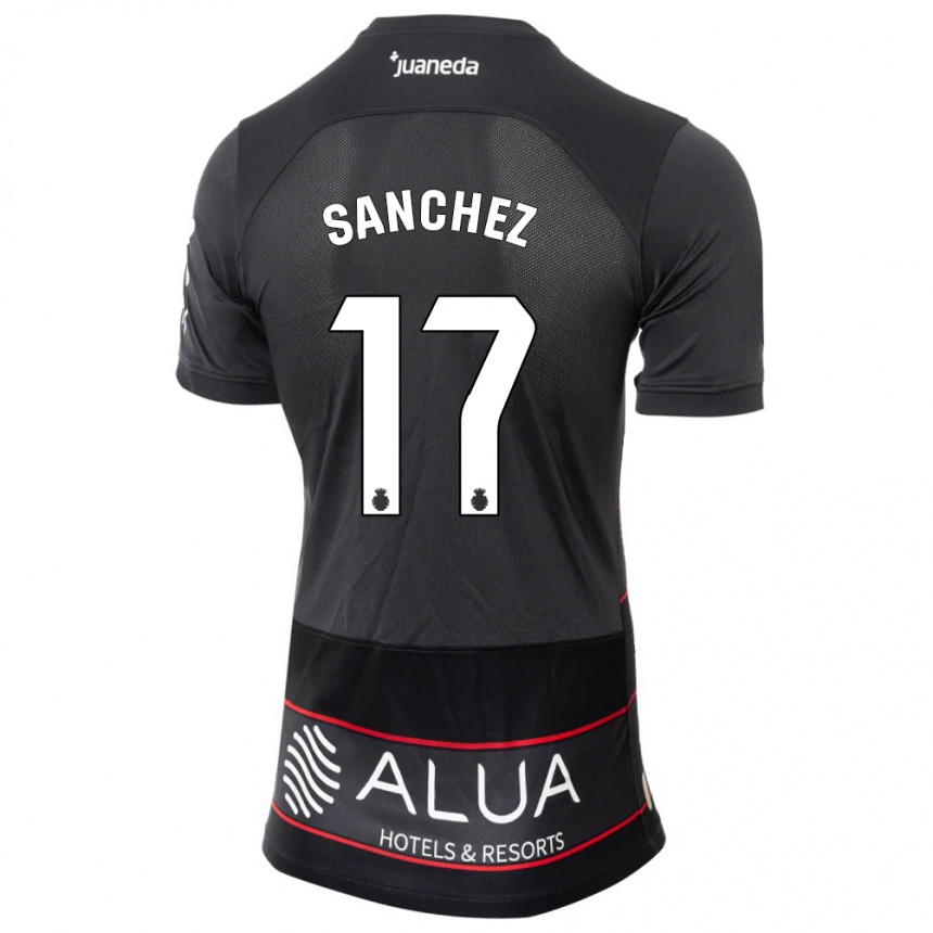 Hombre Fútbol Camiseta Avelino Sánchez #17 Negro 2ª Equipación 2023/24 México