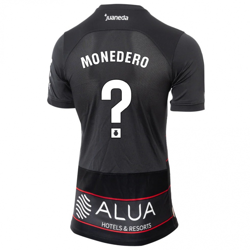 Hombre Fútbol Camiseta Marc Monedero #0 Negro 2ª Equipación 2023/24 México