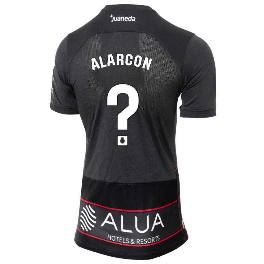 Hombre Fútbol Camiseta Raúl Alarcón #0 Negro 2ª Equipación 2023/24 México