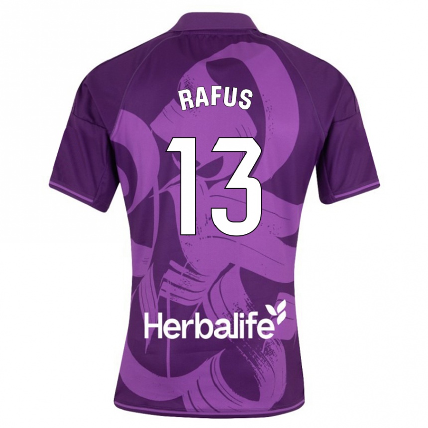 Hombre Fútbol Camiseta Arnau Rafus #13 Violeta 2ª Equipación 2023/24 México