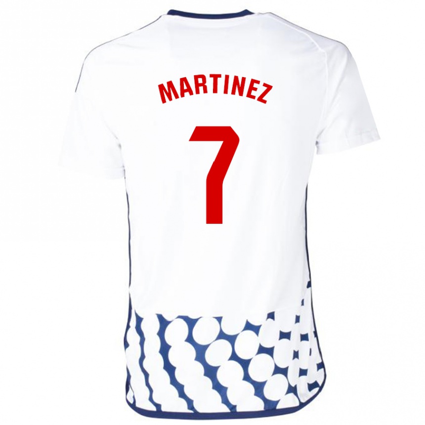 Hombre Fútbol Camiseta Gabri Martínez #7 Blanco 2ª Equipación 2023/24 México