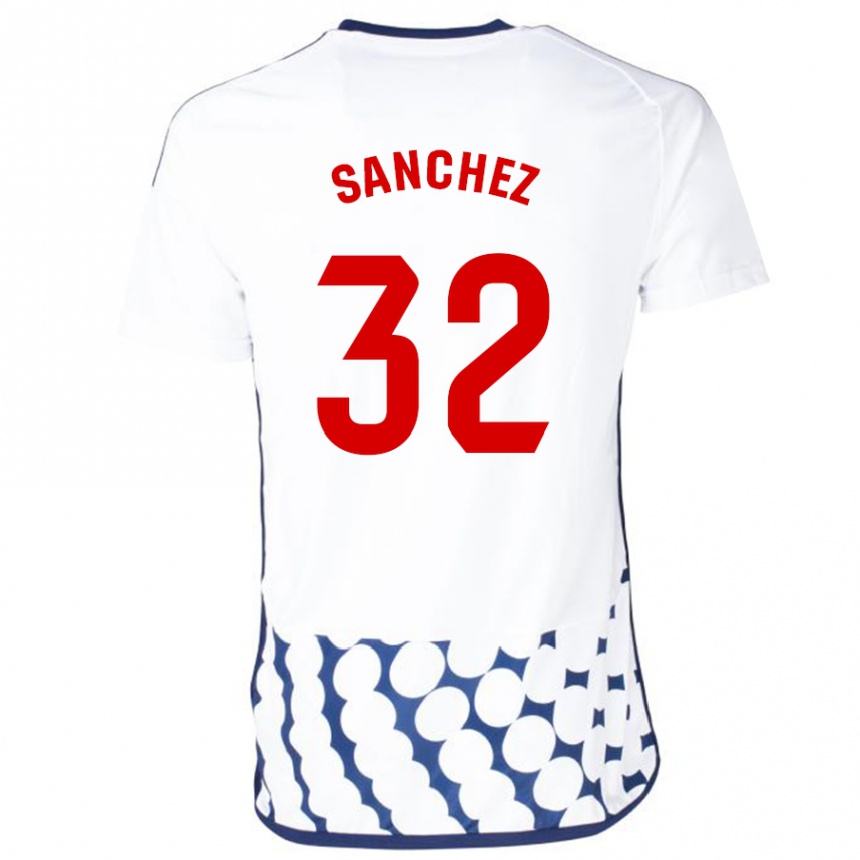 Hombre Fútbol Camiseta Rubén Sánchez #32 Blanco 2ª Equipación 2023/24 México
