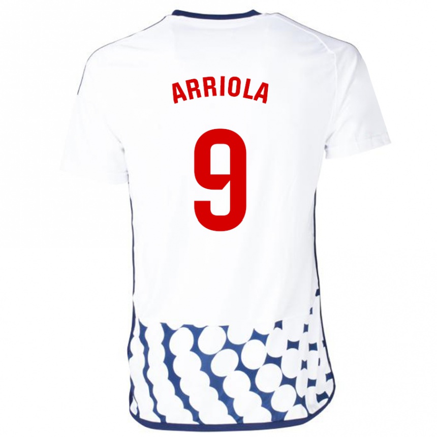 Hombre Fútbol Camiseta Marcos Arriola #9 Blanco 2ª Equipación 2023/24 México