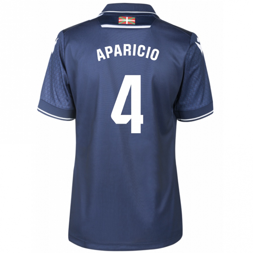 Hombre Fútbol Camiseta Nahia Aparicio Jaular #4 Armada 2ª Equipación 2023/24 México