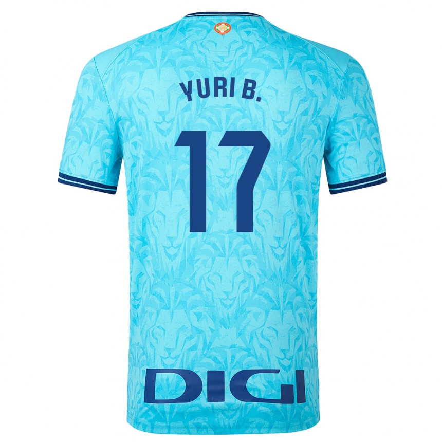Hombre Fútbol Camiseta Yuri Berchiche #17 Cielo Azul 2ª Equipación 2023/24 México