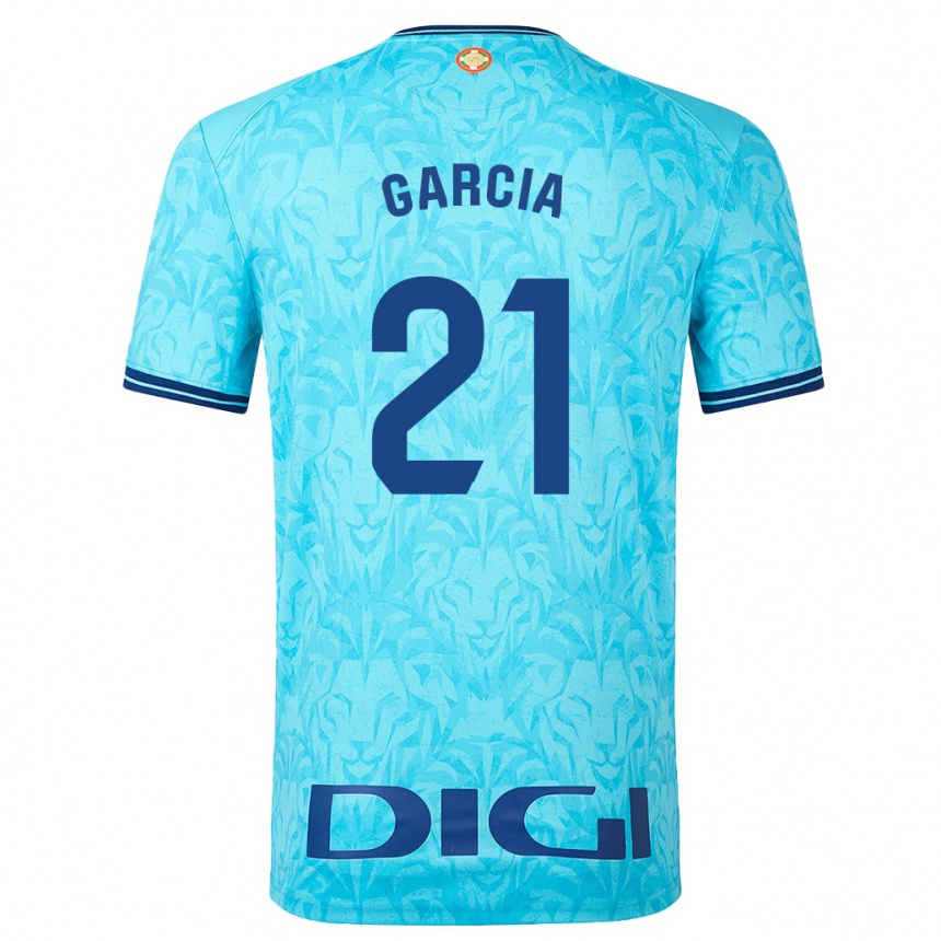 Hombre Fútbol Camiseta Beñat García #21 Cielo Azul 2ª Equipación 2023/24 México