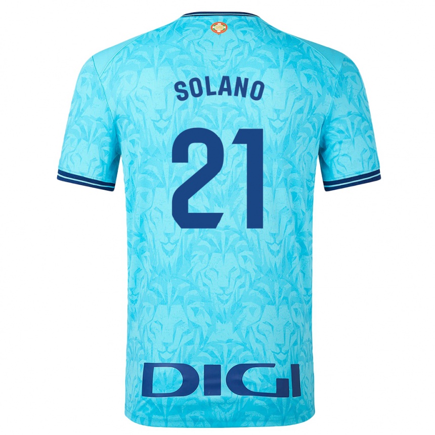 Hombre Fútbol Camiseta Bibiane Schulze-Solano #21 Cielo Azul 2ª Equipación 2023/24 México