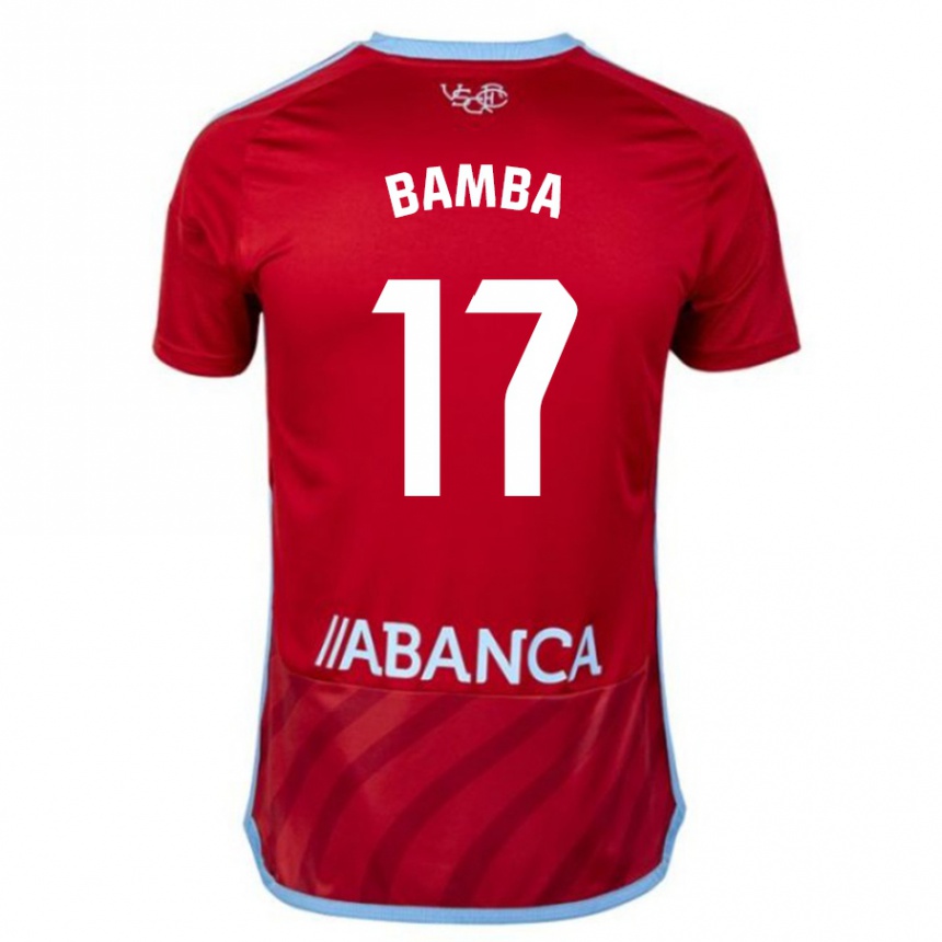 Hombre Fútbol Camiseta Jonathan Bamba #17 Rojo 2ª Equipación 2023/24 México