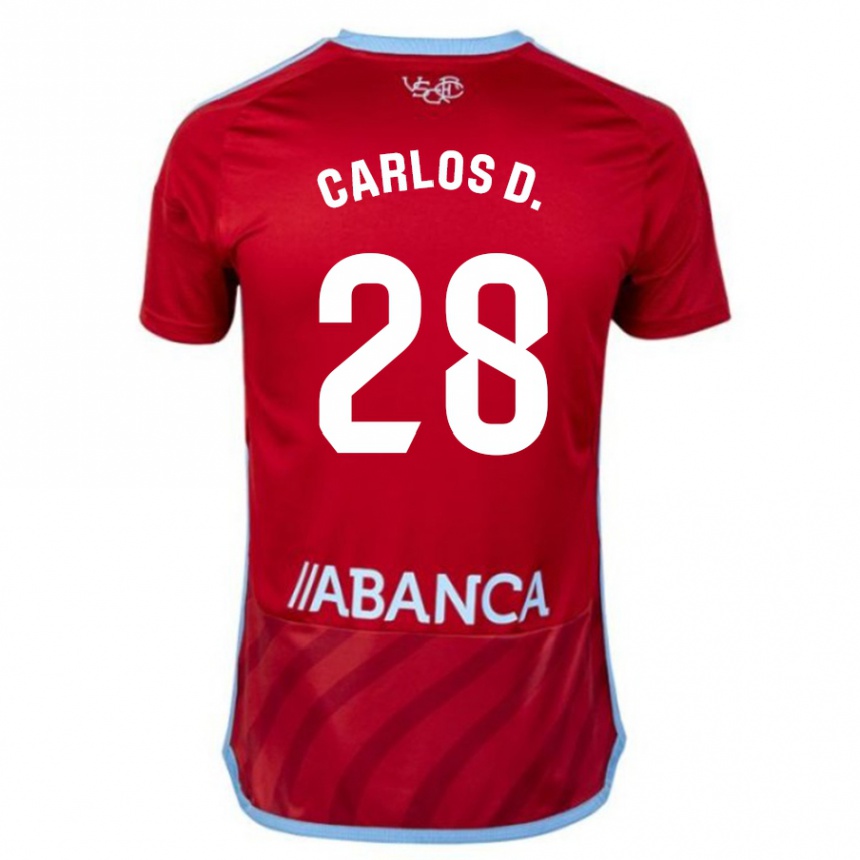 Hombre Fútbol Camiseta Carlos Domínguez #28 Rojo 2ª Equipación 2023/24 México