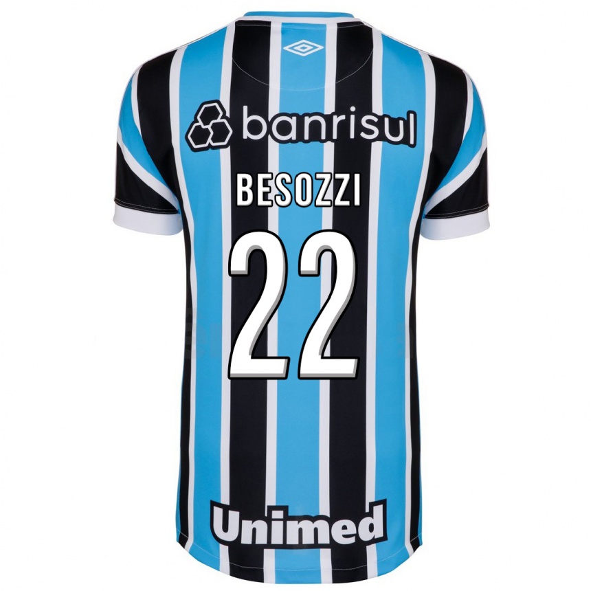 Mujer Fútbol Camiseta Lucas Besozzi #22 Azul 1ª Equipación 2023/24 México