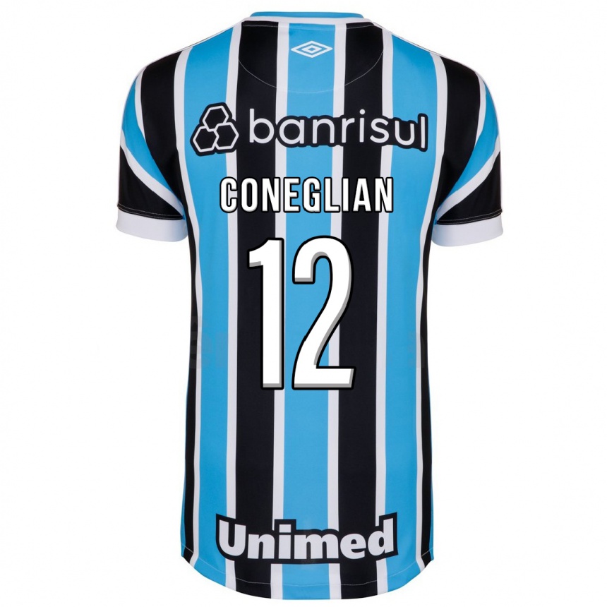 Mujer Fútbol Camiseta Arthur Coneglian #12 Azul 1ª Equipación 2023/24 México