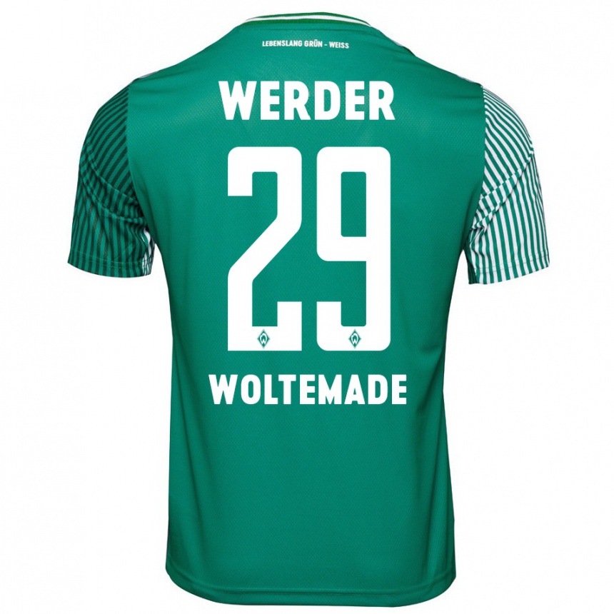 Mujer Fútbol Camiseta Nick Woltemade #29 Verde 1ª Equipación 2023/24 México