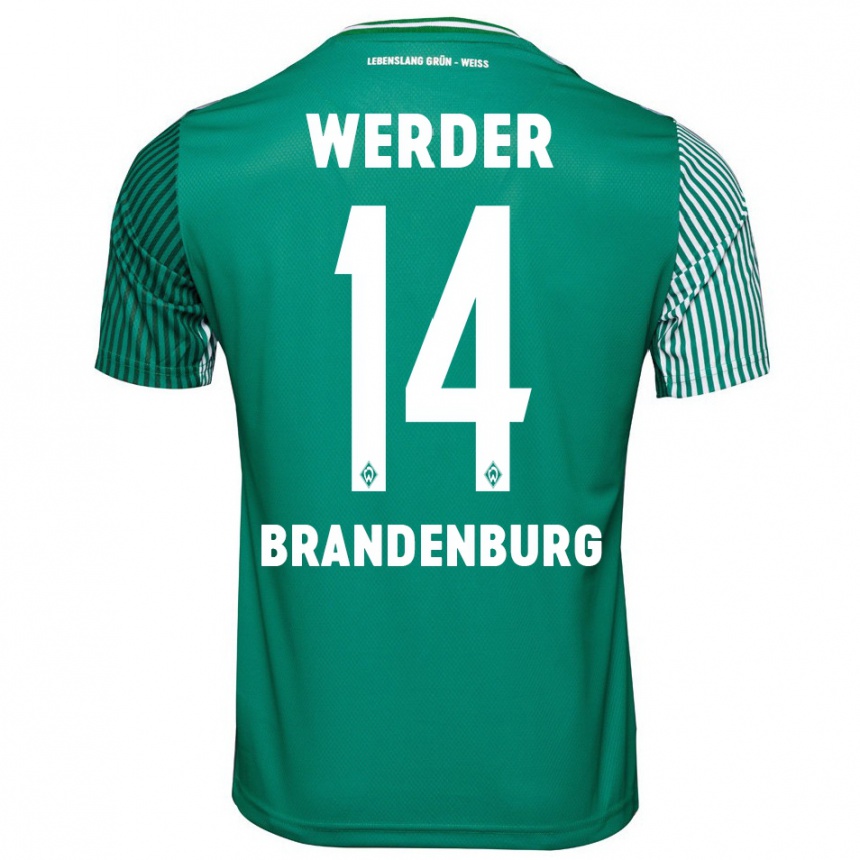 Mujer Fútbol Camiseta Michaela Brandenburg #14 Verde 1ª Equipación 2023/24 México