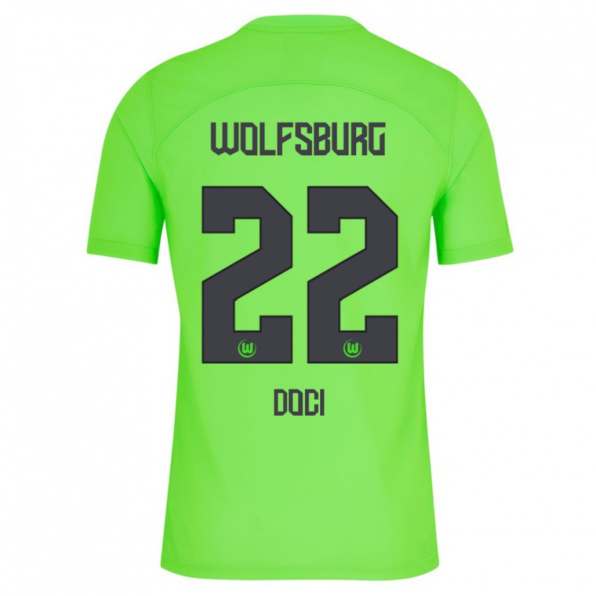 Mujer Fútbol Camiseta Adrian Doci #22 Verde 1ª Equipación 2023/24 México