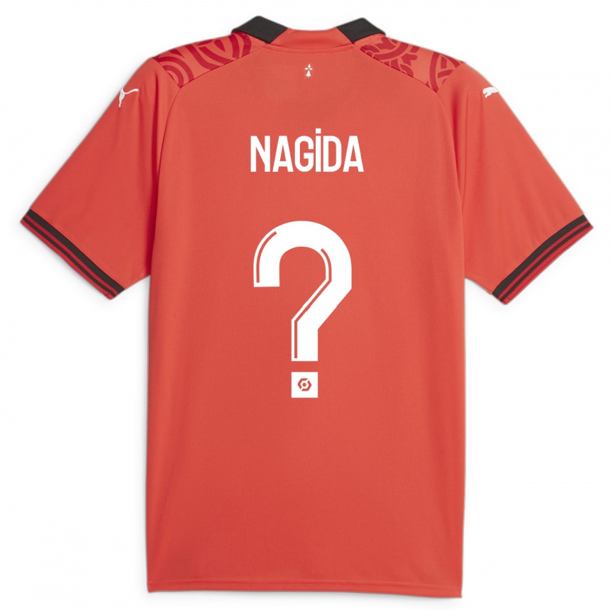 Mujer Fútbol Camiseta Mahamadou Nagida #0 Rojo 1ª Equipación 2023/24 México