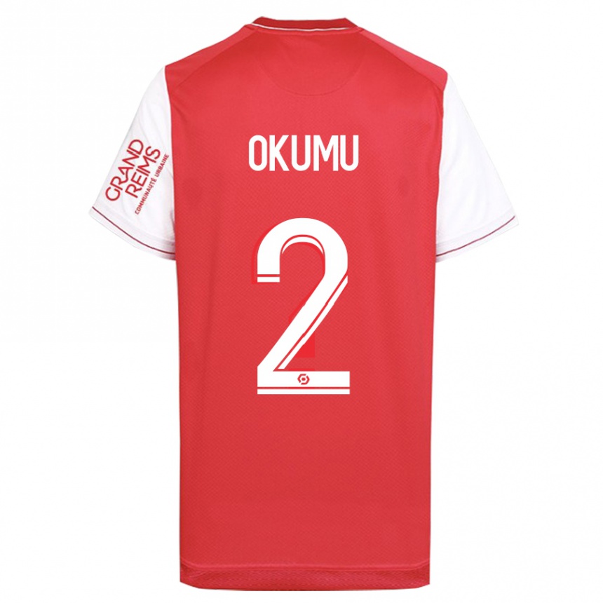 Mujer Fútbol Camiseta Joseph Okumu #2 Rojo 1ª Equipación 2023/24 México