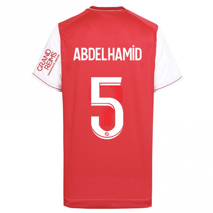 Mujer Fútbol Camiseta Yunis Abdelhamid #5 Rojo 1ª Equipación 2023/24 México