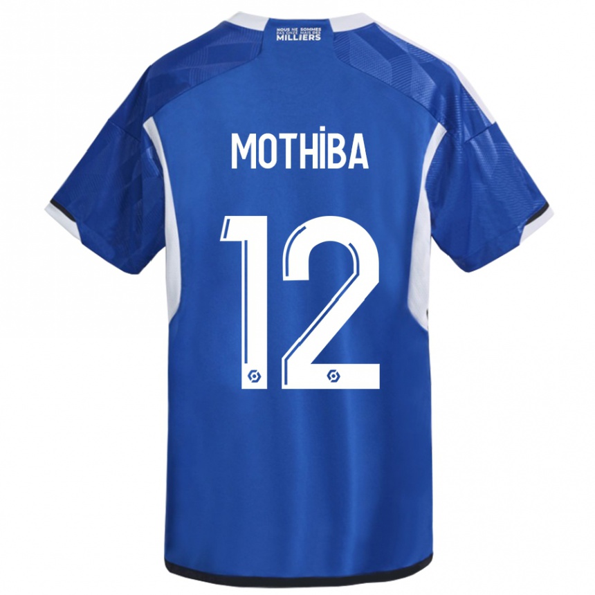 Mujer Fútbol Camiseta Lebo Mothiba #12 Azul 1ª Equipación 2023/24 México