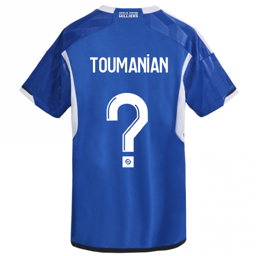 Mujer Fútbol Camiseta Anthony Toumanian #0 Azul 1ª Equipación 2023/24 México