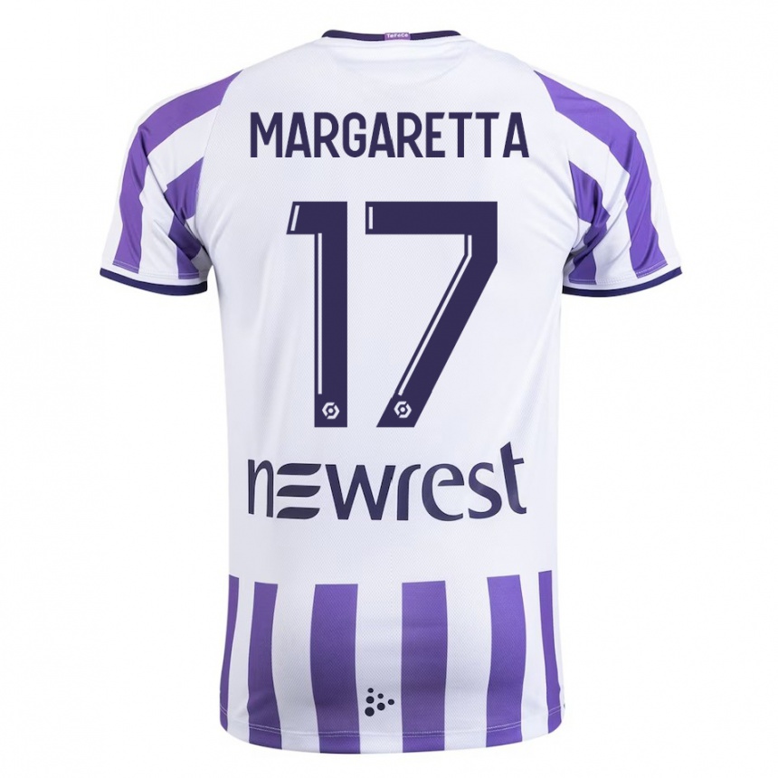 Mujer Fútbol Camiseta Jessica Margaretta #17 Blanco 1ª Equipación 2023/24 México