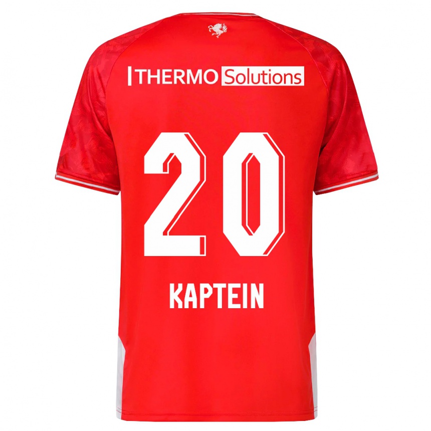 Mujer Fútbol Camiseta Wieke Kaptein #20 Rojo 1ª Equipación 2023/24 México