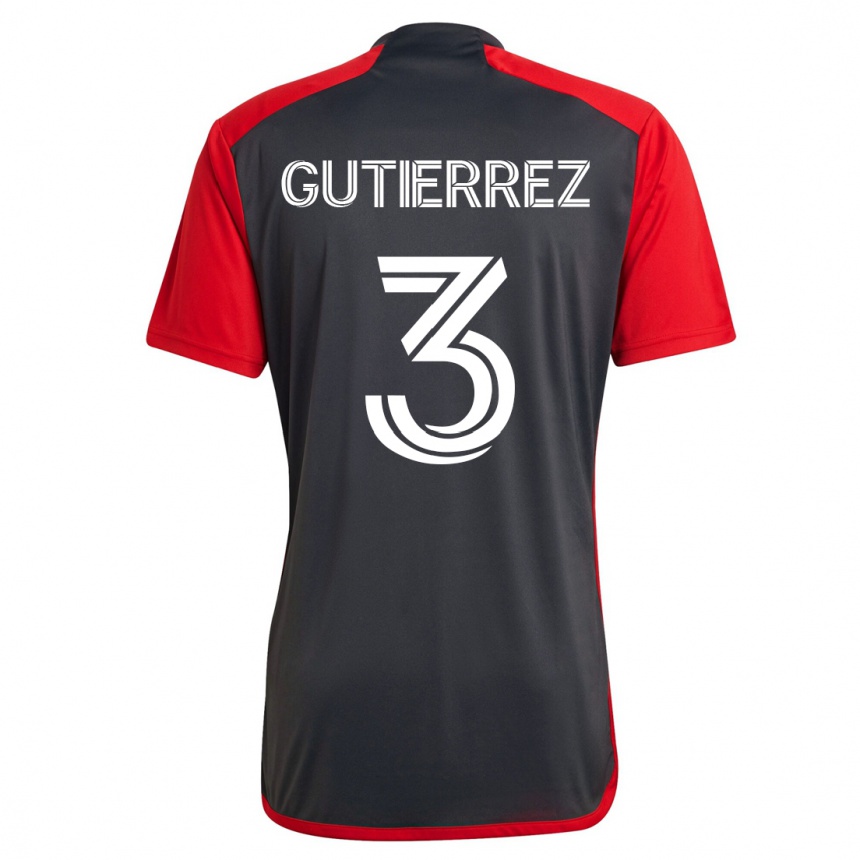 Mujer Fútbol Camiseta Cristián Gutiérrez #3 Gris 1ª Equipación 2023/24 México
