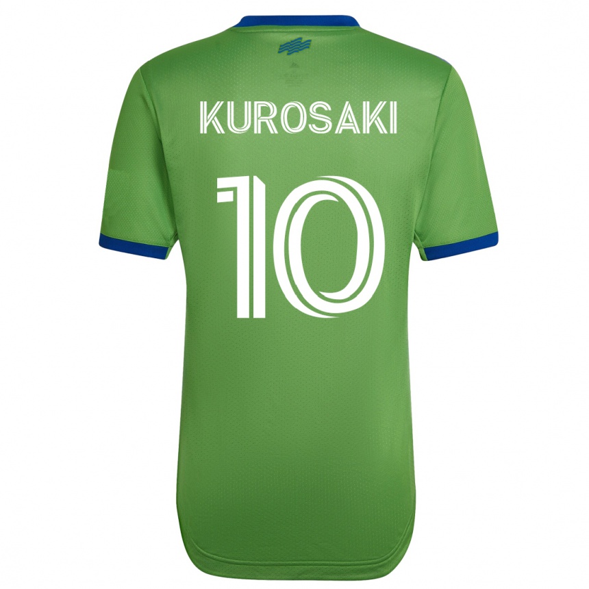 Mujer Fútbol Camiseta Yuuka Kurosaki #10 Verde 1ª Equipación 2023/24 México