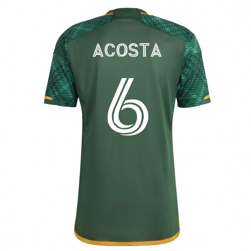 Mujer Fútbol Camiseta Bryan Acosta #6 Verde 1ª Equipación 2023/24 México