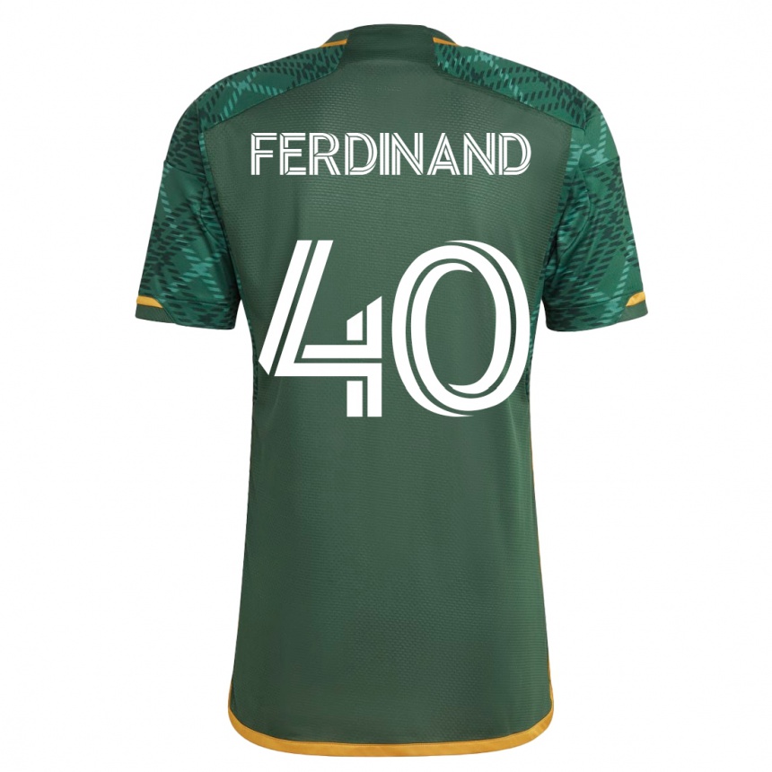 Mujer Fútbol Camiseta Keesean Ferdinand #40 Verde 1ª Equipación 2023/24 México