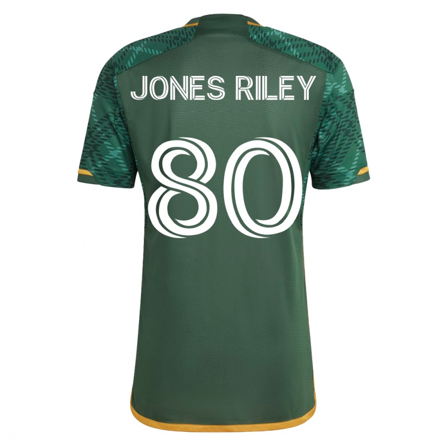 Mujer Fútbol Camiseta Jaden Jones-Riley #80 Verde 1ª Equipación 2023/24 México