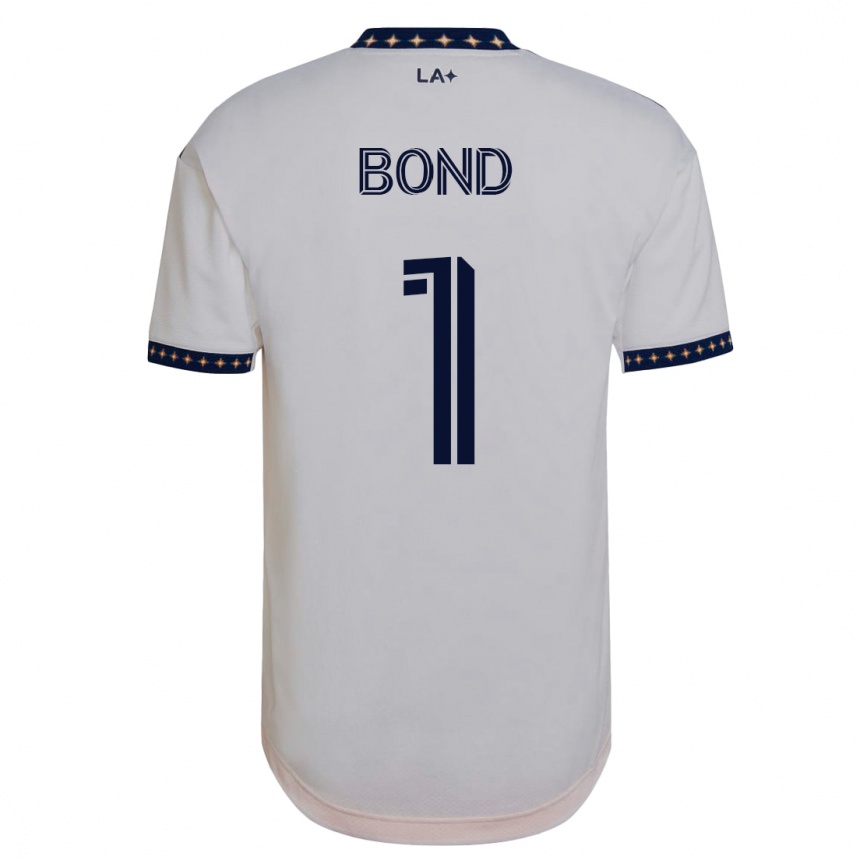 Mujer Fútbol Camiseta Jonathan Bond #1 Blanco 1ª Equipación 2023/24 México