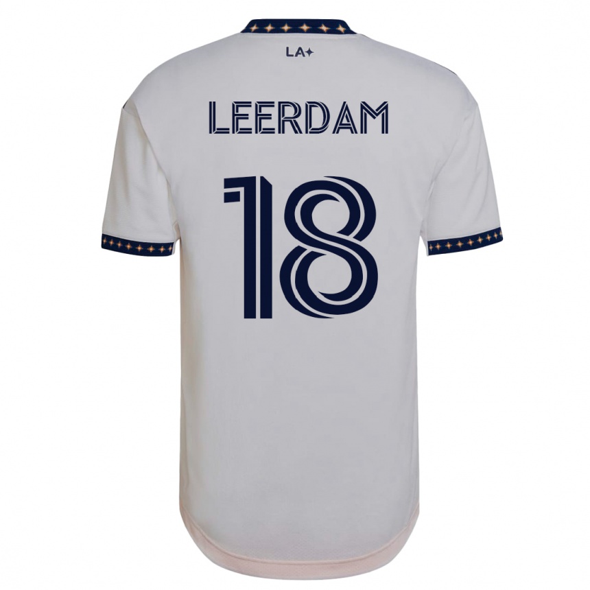 Mujer Fútbol Camiseta Kelvin Leerdam #18 Blanco 1ª Equipación 2023/24 México