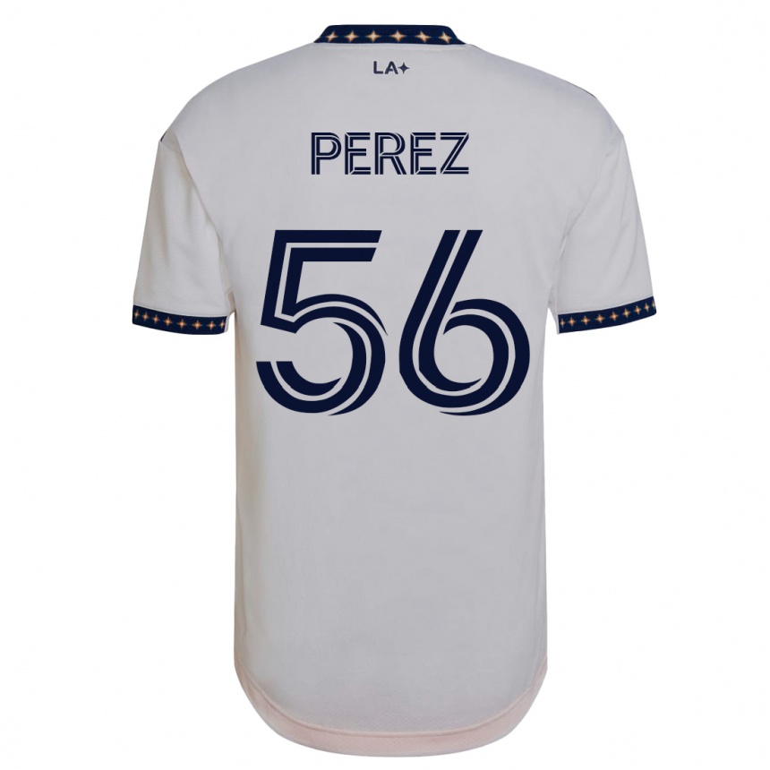 Mujer Fútbol Camiseta Jonathan Pérez #56 Blanco 1ª Equipación 2023/24 México