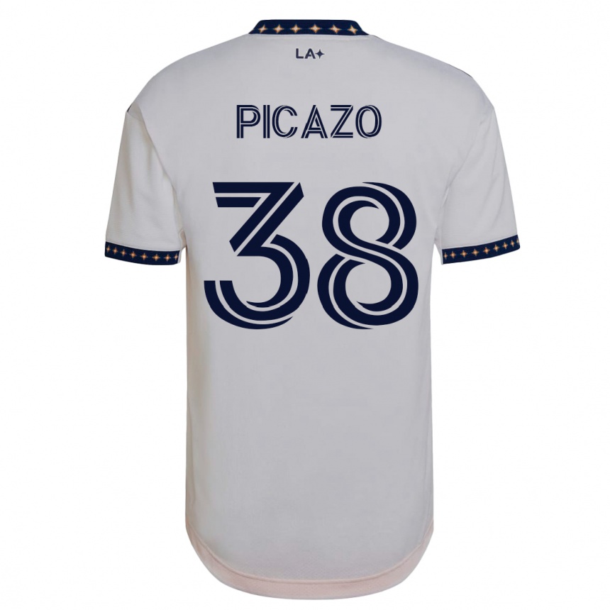 Mujer Fútbol Camiseta Axel Picazo #38 Blanco 1ª Equipación 2023/24 México