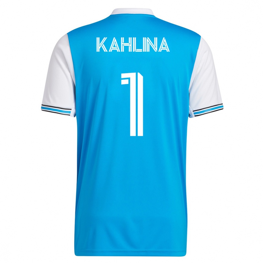 Mujer Fútbol Camiseta Kristijan Kahlina #1 Azul 1ª Equipación 2023/24 México