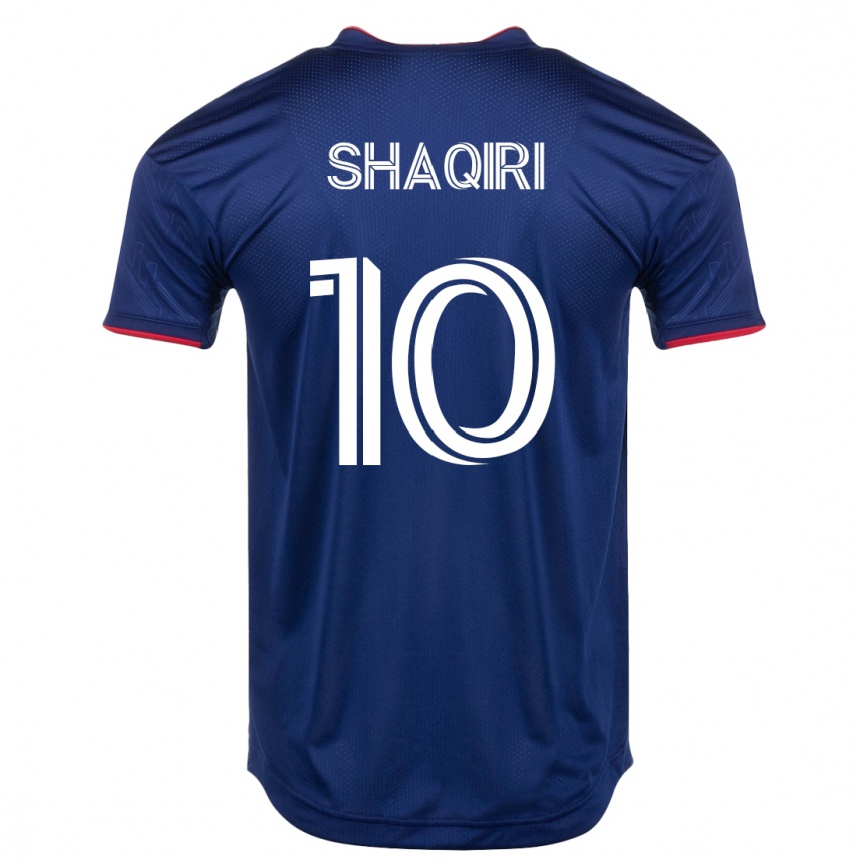 Mujer Fútbol Camiseta Xherdan Shaqiri #10 Armada 1ª Equipación 2023/24 México