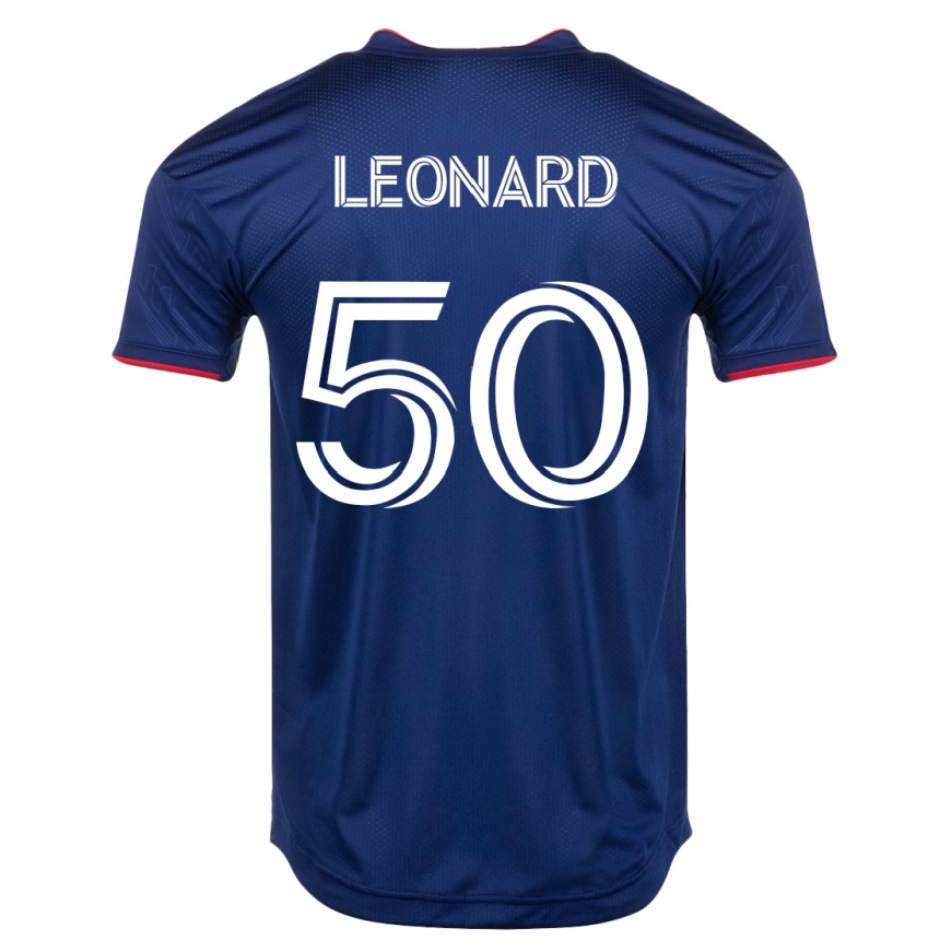 Mujer Fútbol Camiseta Eric Leonard #50 Armada 1ª Equipación 2023/24 México