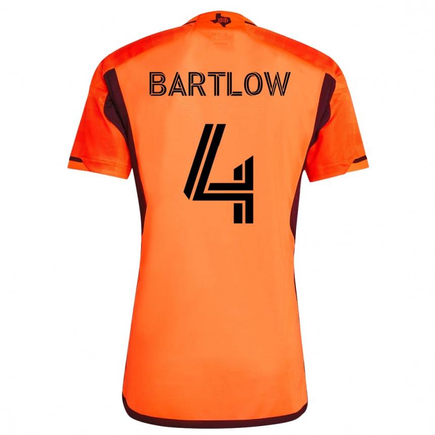 Mujer Fútbol Camiseta Ethan Bartlow #4 Naranja 1ª Equipación 2023/24 México