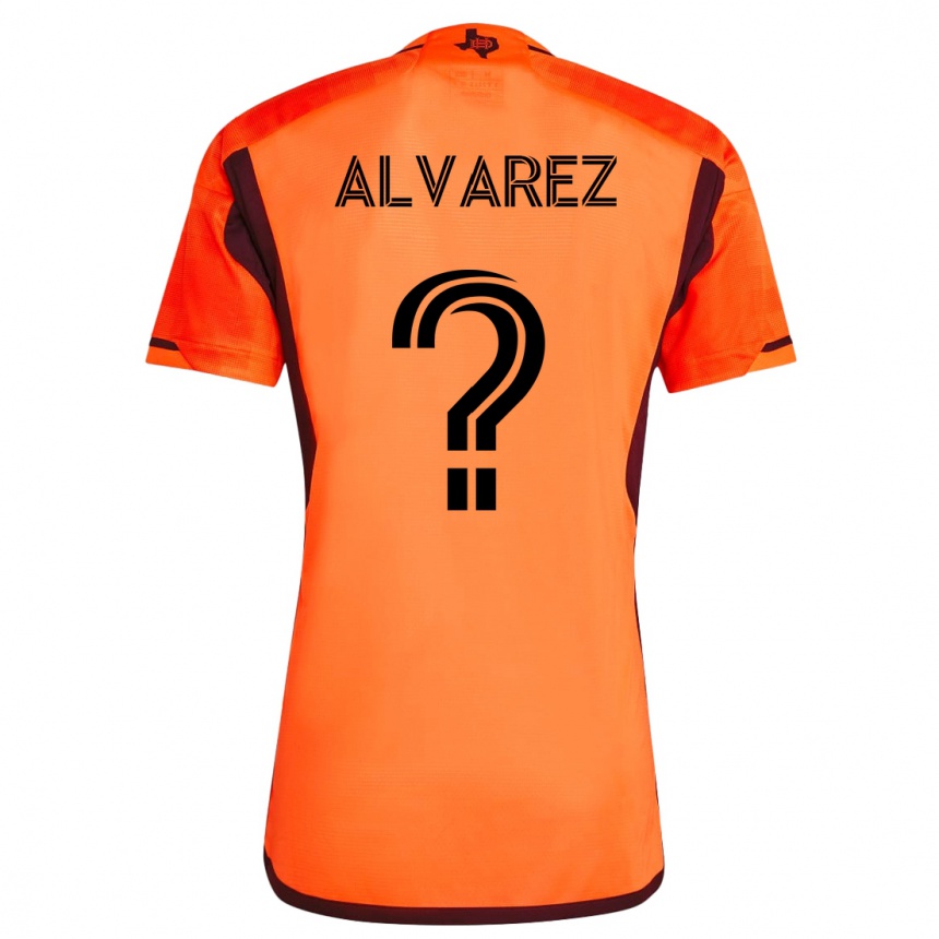 Mujer Fútbol Camiseta Gianmarco Alvarez #0 Naranja 1ª Equipación 2023/24 México