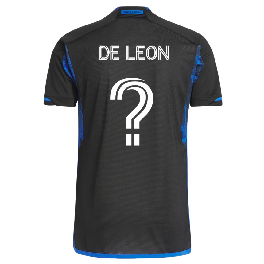 Mujer Fútbol Camiseta Brandon De Leon #0 Azul Negro 1ª Equipación 2023/24 México