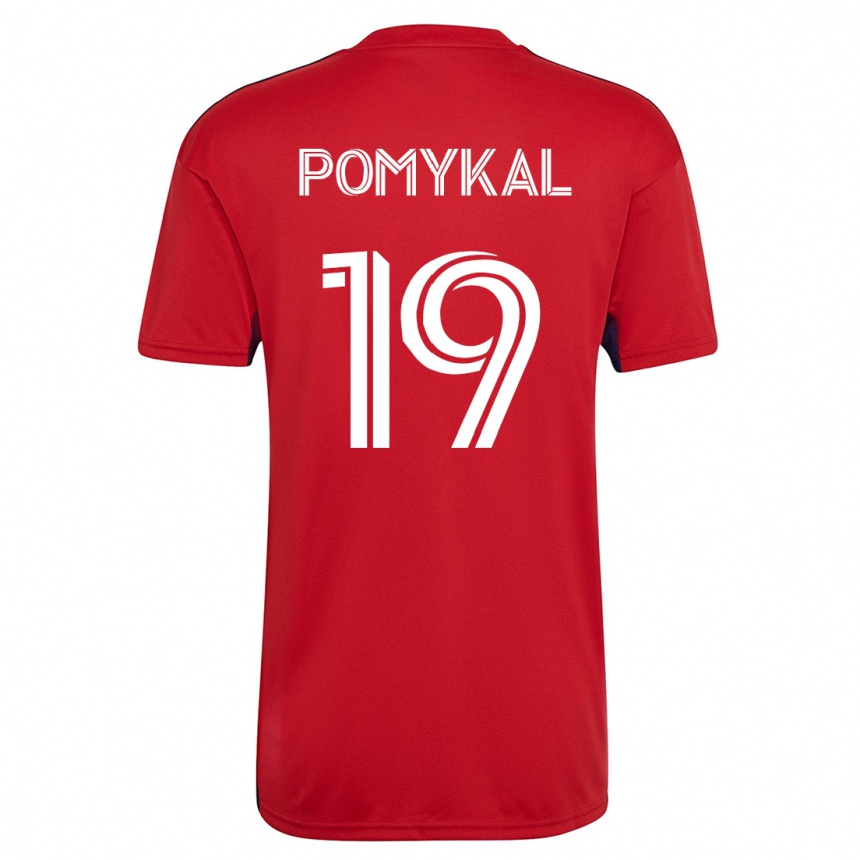Mujer Fútbol Camiseta Paxton Pomykal #19 Rojo 1ª Equipación 2023/24 México