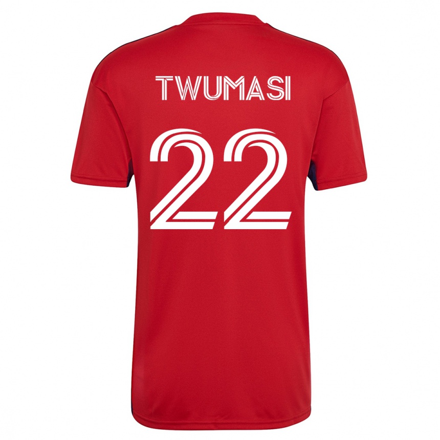 Mujer Fútbol Camiseta Ema Twumasi #22 Rojo 1ª Equipación 2023/24 México