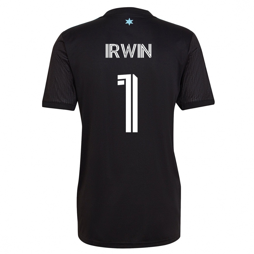 Mujer Fútbol Camiseta Clint Irwin #1 Negro 1ª Equipación 2023/24 México