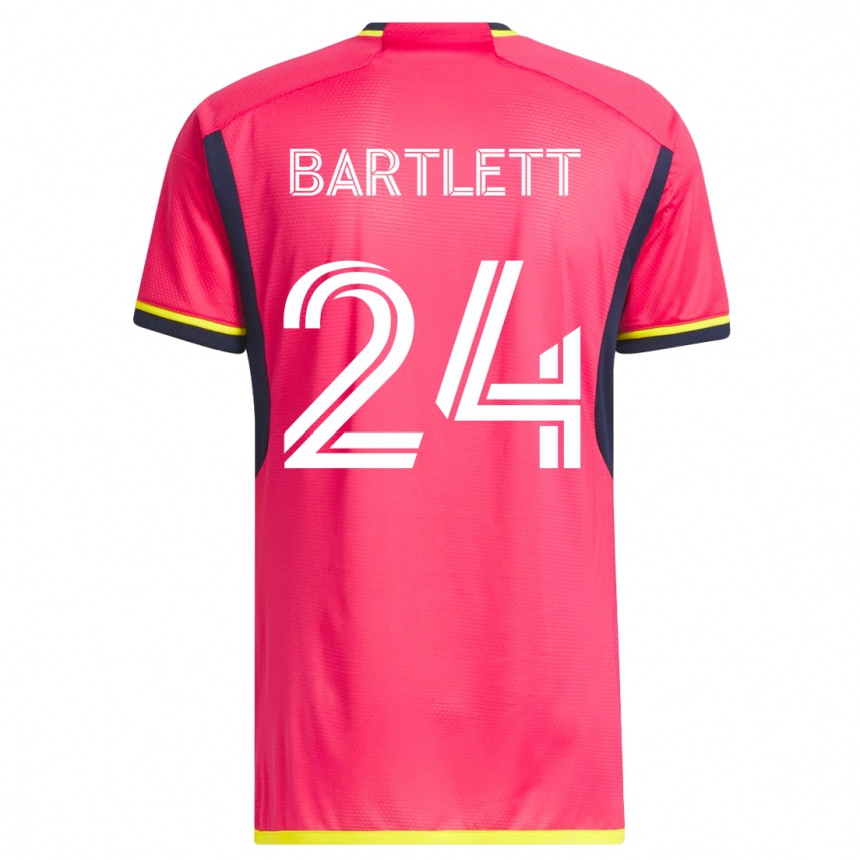 Mujer Fútbol Camiseta Lucas Bartlett #24 Rosa 1ª Equipación 2023/24 México