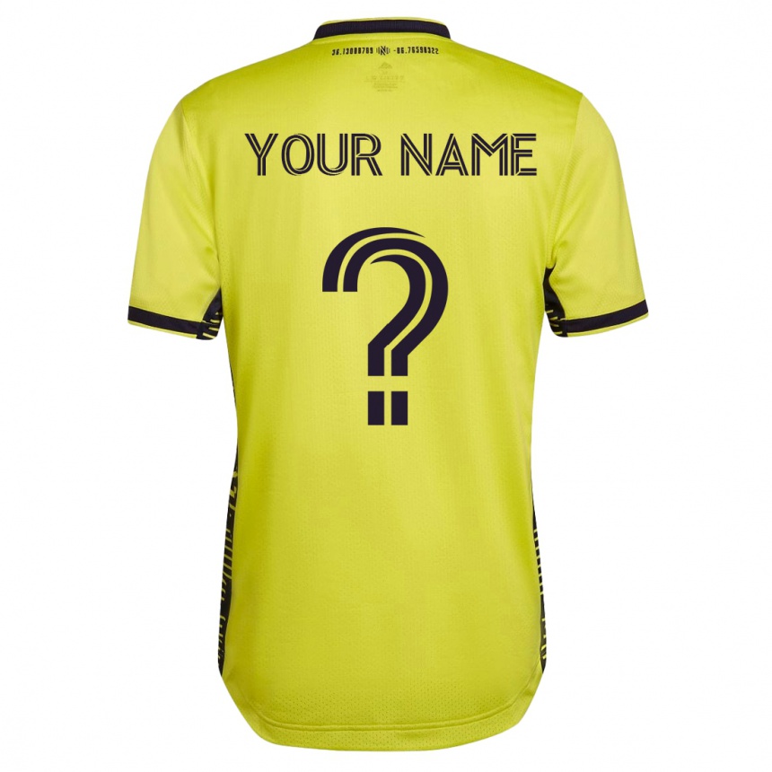 Mujer Fútbol Camiseta Su Nombre #0 Amarillo 1ª Equipación 2023/24 México