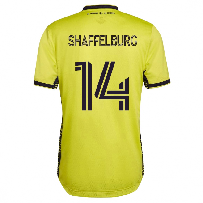 Mujer Fútbol Camiseta Jacob Shaffelburg #14 Amarillo 1ª Equipación 2023/24 México