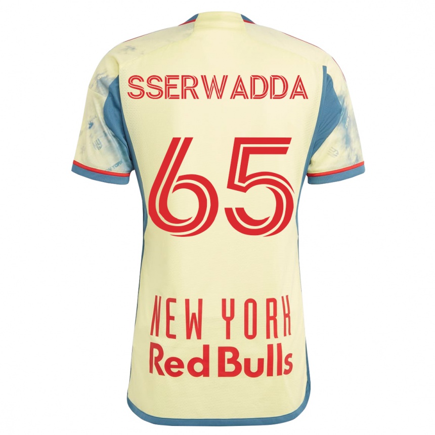 Mujer Fútbol Camiseta Steven Sserwadda #65 Amarillo 1ª Equipación 2023/24 México